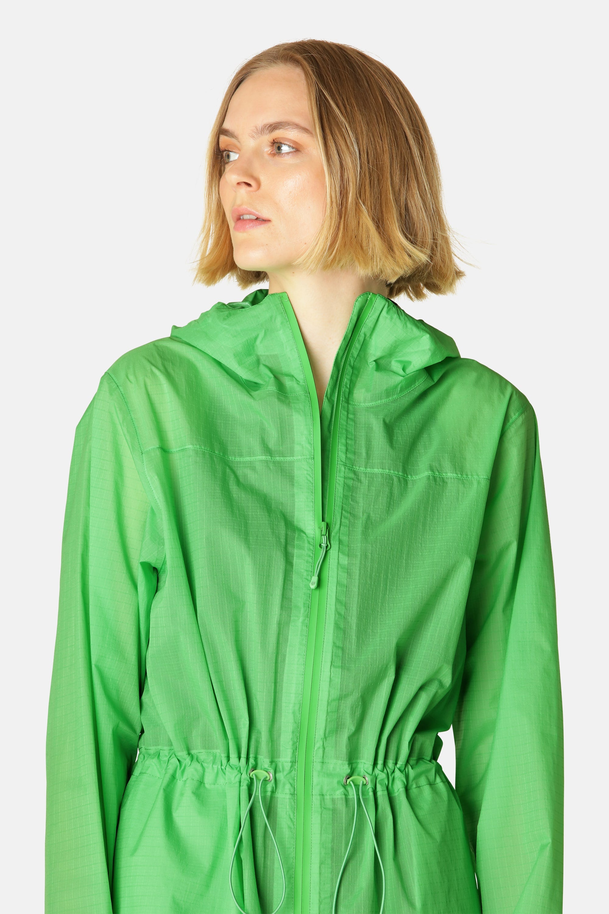 Windbreaker Regnparkas - Bright Green